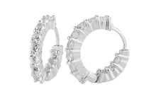 Creolen HORTENSIA 12mm mit Diamanten