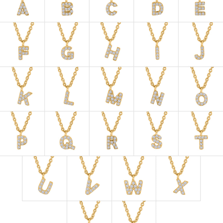 Halskette BUCHSTABEN