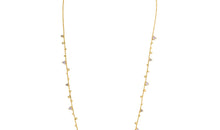 Halskette DOREEN Diamanten und Mondstein 9 K Gold EXPRESS