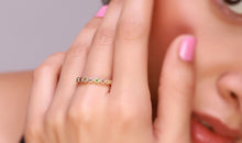 Memory  Ring HARRIET mit Multiturmalin 2mm