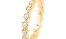 Memory  Ring HARRIET mit Perlen 2mm