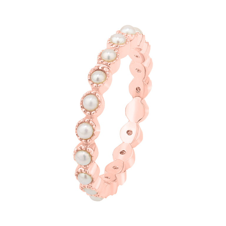 Memory  Ring HARRIET mit Perlen 2mm