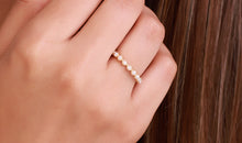 Memory  Ring HARRIET mit Perlen 2mm