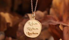 Anhänger  LEBEN LIEBEN LACHEN Silber