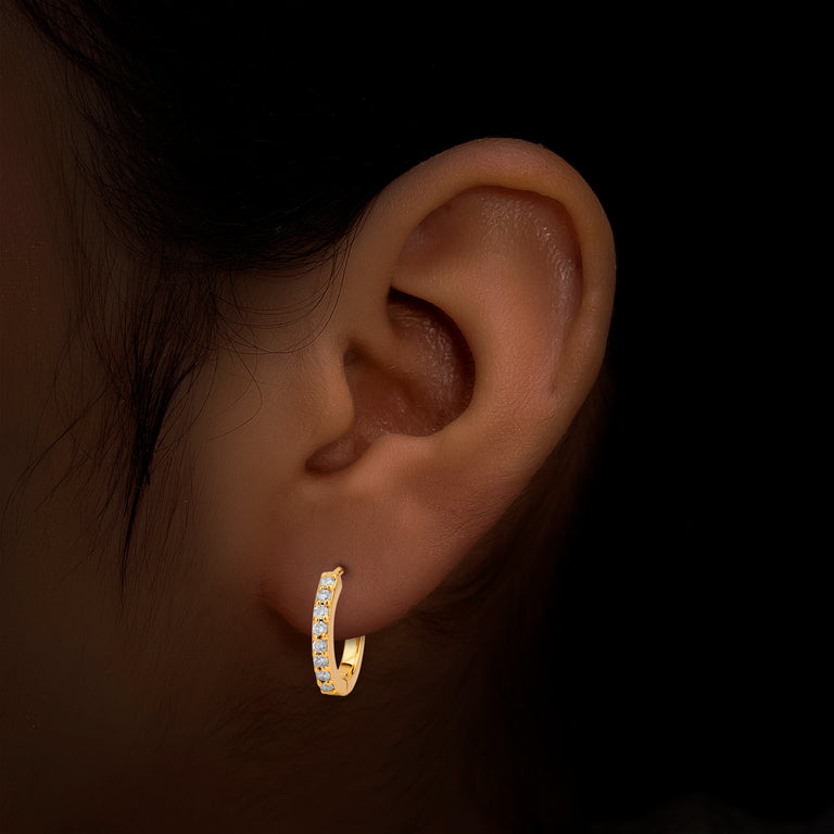 Creole TAILLY 14mm mit 1.5mm Topas