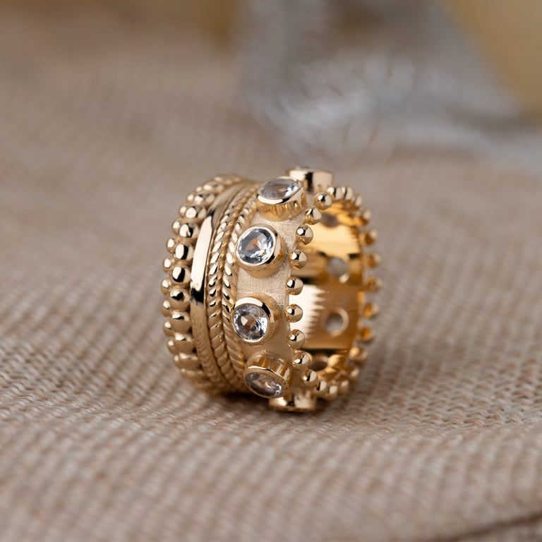 Ring MEGANE Silber Topas