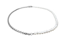 Halskette COMBINATION Perlen und Silber