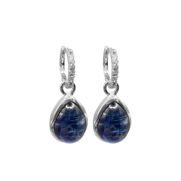 Creolen TAILLY mit Iolith Charms Silber 925