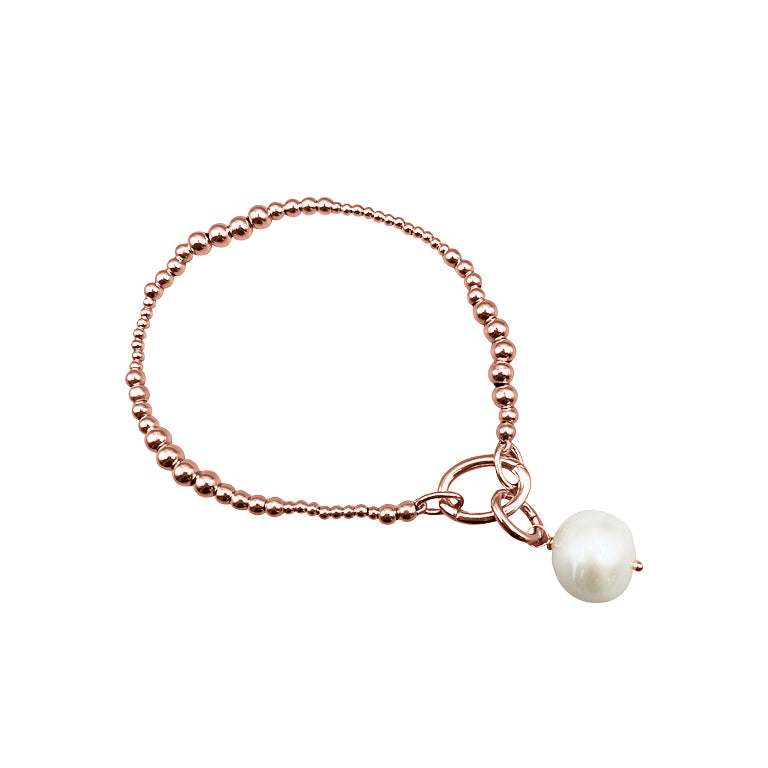 SET Kugelarmband mit Perlen Anhänger