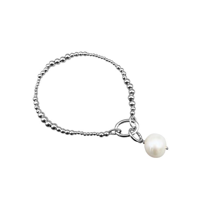 SET Kugelarmband mit Perlen Anhänger