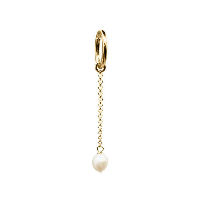 Charm PERLEN mit Cliplock 8X10mm und Verlängerungskette