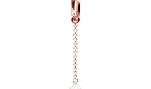 Charm PERLEN mit Cliplock 8X10mm und Verlängerungskette