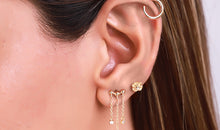 Ohrstecker DEIDRE 6mm mit Diamant