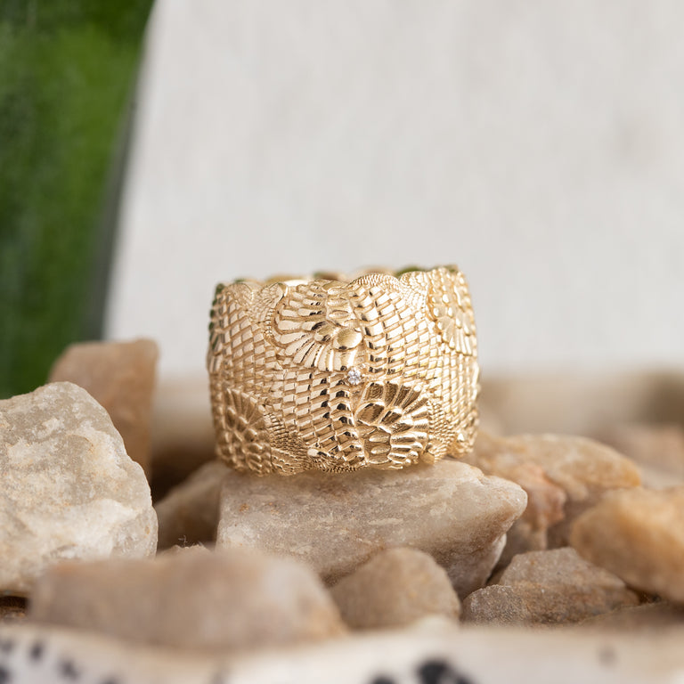 Ring BIRTE mit Diamant