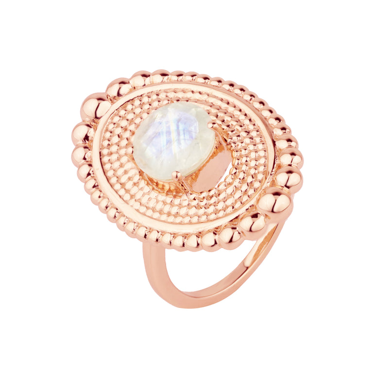Ring NYALIA mit Mondstein