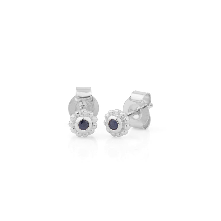 Ohrstecker  ADRIJANA mit Saphir