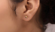 Ohrstecker  ADRIJANA mit Saphir