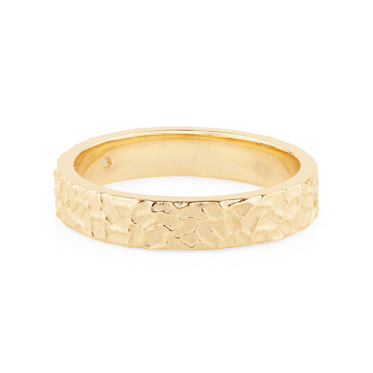 Partnerring FLORIS 4mm mit einem Diamant