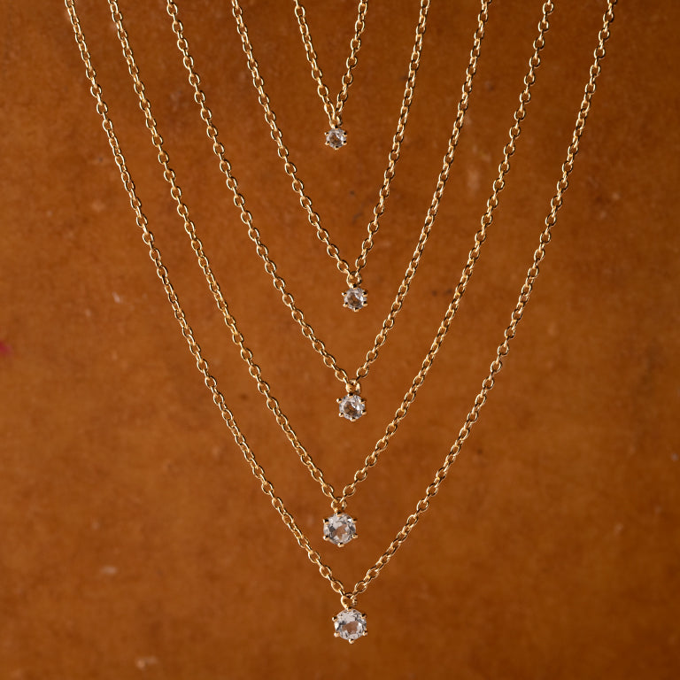 Halskette BRIANA 3.5mm Diamant