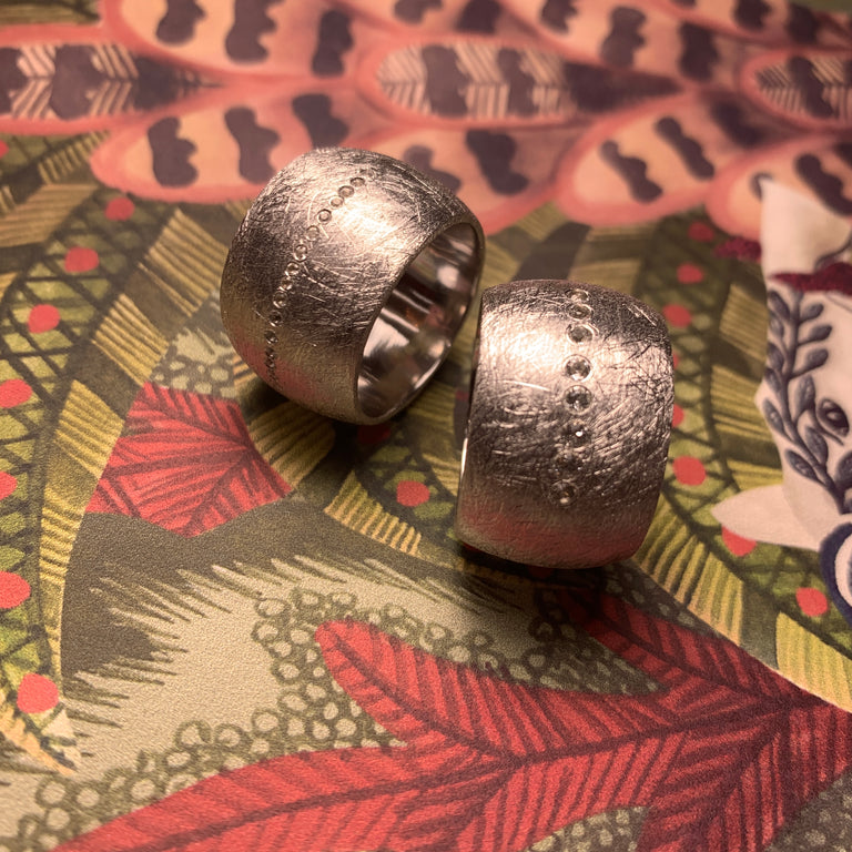 Ring  MEDEA Silber, 2 mm Topas