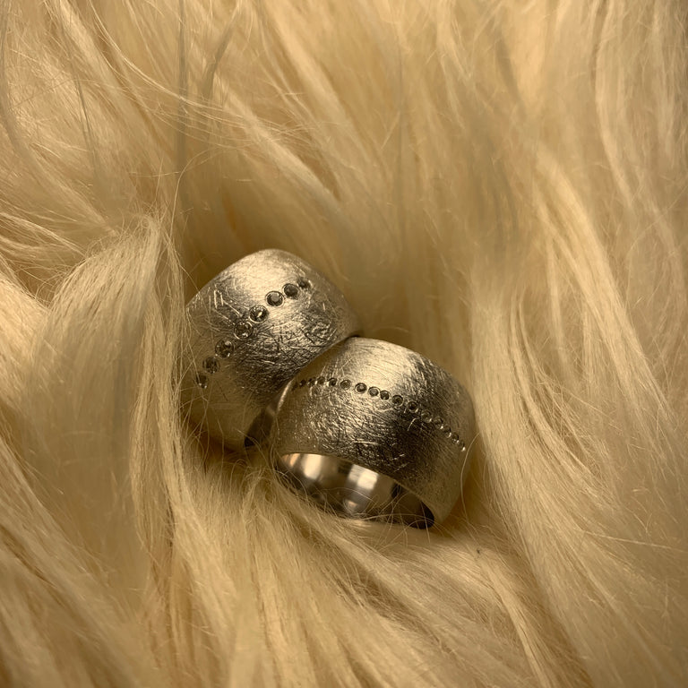 Ring  MEDEA Silber, 1.2mm Topas