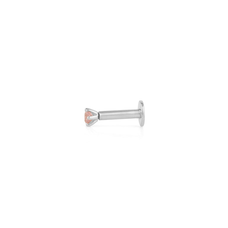 Piercing BRIANA 2mm Rosaturmalin