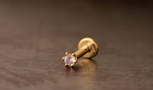 Piercing BRIANA 2mm Rosaturmalin