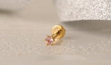 Piercing BRIANA 2mm Rosaturmalin