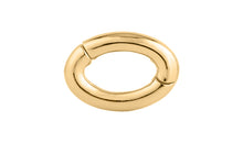 CLIP LOCK 21X28X3.5mm oval Silber EXPRESS