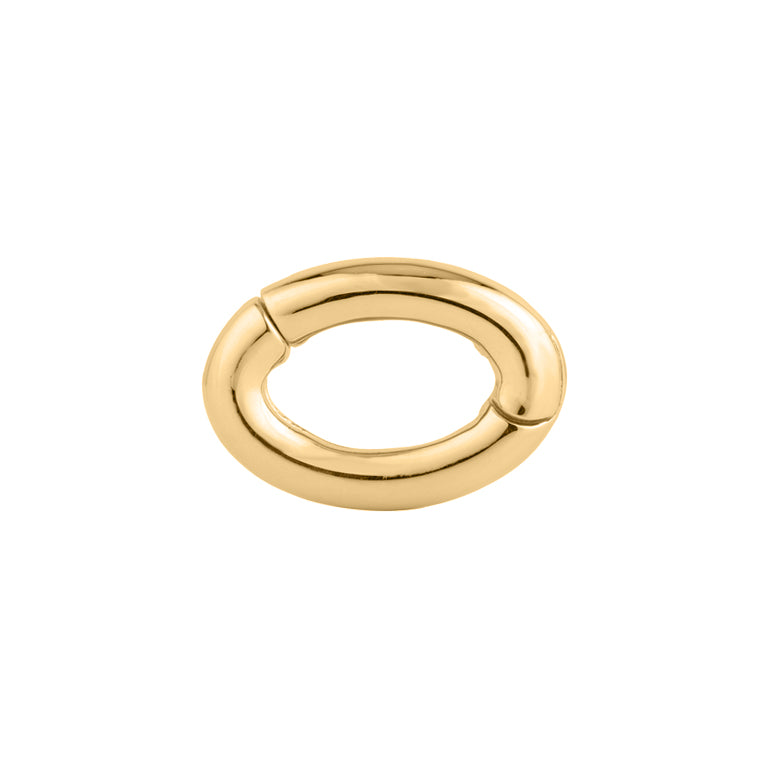CLIP LOCK 21X28X3.5mm oval Silber EXPRESS