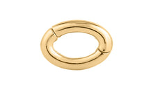 CLIP LOCK  14x20x4mm oval Silber EXPRESS