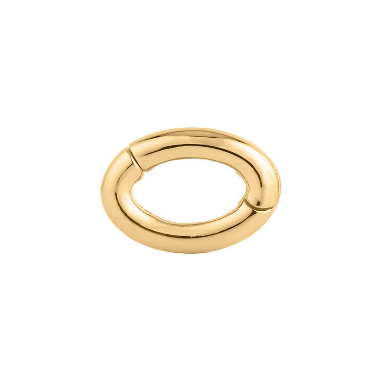 CLIP LOCK  14x20x4mm oval Silber EXPRESS