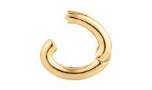 CLIP LOCK  14x20x4mm oval Silber EXPRESS