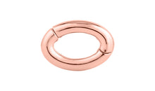 CLIP LOCK  14x20x4mm oval Silber EXPRESS