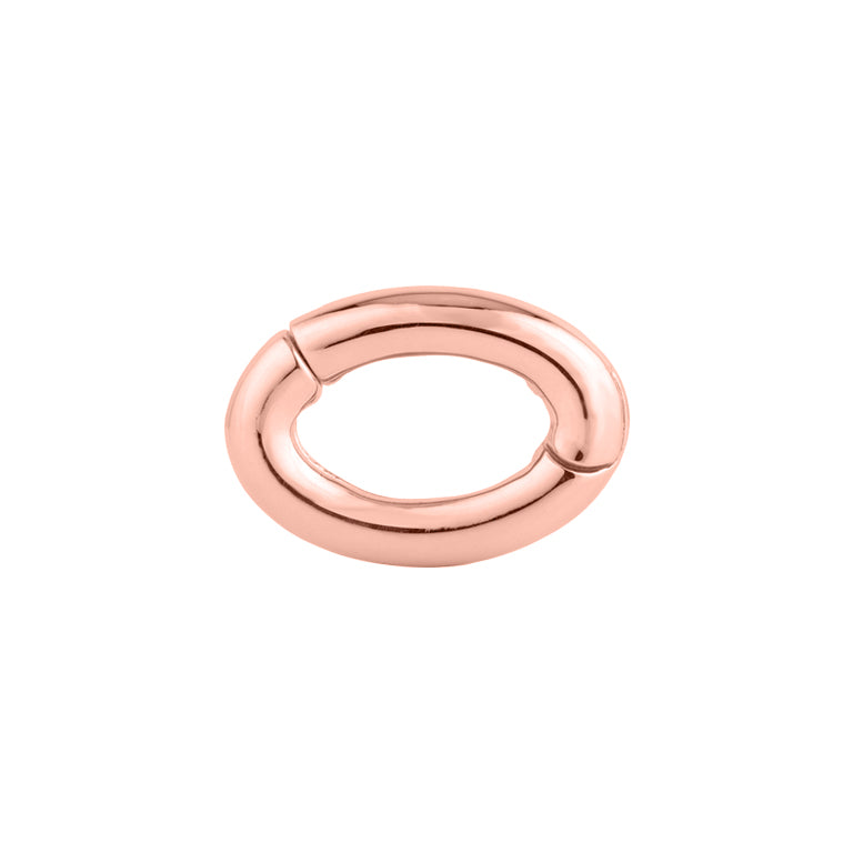 CLIP LOCK  14x20x4mm oval Silber EXPRESS