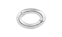CLIP LOCK 21X28X3.5mm oval Silber EXPRESS