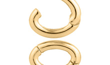 CLIP LOCK  14x20x4mm oval Silber EXPRESS