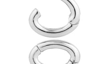 CLIP LOCK  14x20x4mm oval Silber EXPRESS