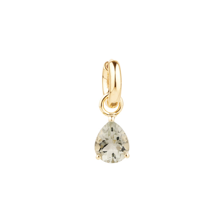 Charm ELENI Mit grünem Amethyst
