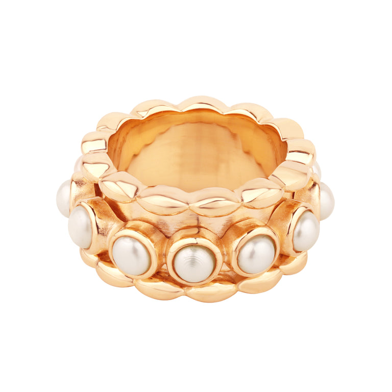 Ring JANAJA Perlen Silber
