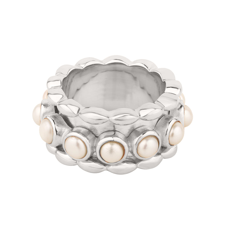 Ring JANAJA Perlen Silber