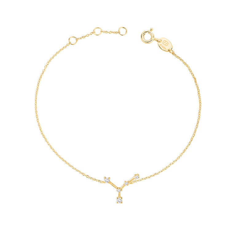 Armband STERNZEICHEN mit Diamanten / Topasen
