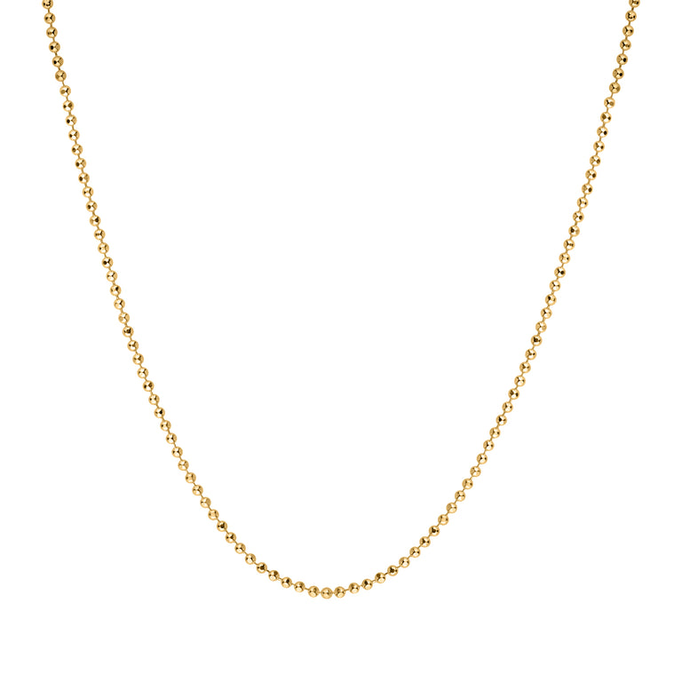 Halskette LOUISE diamantiert 1.1 mm Gold