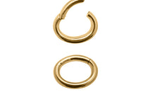 CLIP LOCK 18X24X3.5mm oval Silber EXPRESS