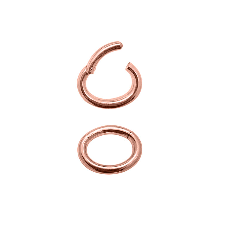 CLIP LOCK 18X24X3.5mm oval Silber EXPRESS