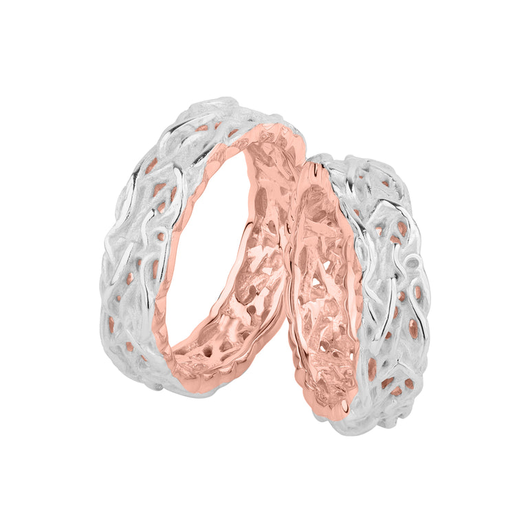 Ring LORRAINE  6mm bicolor