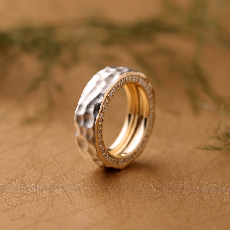 Partnerring LUANA mit Diamanten 6mm