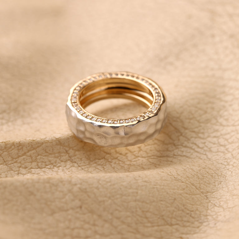 Partnerring LUANA mit Diamanten 6mm