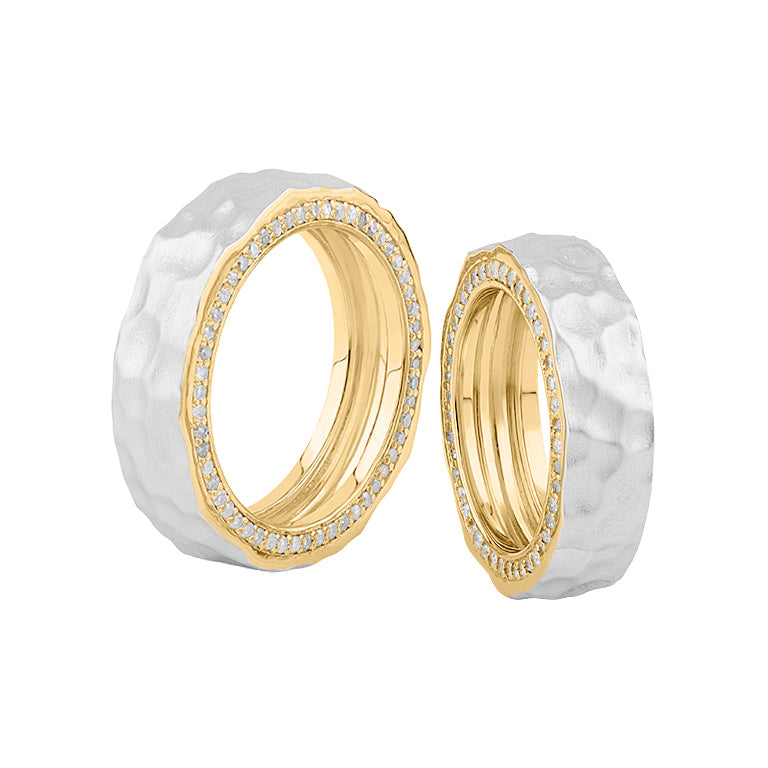 Partnerring LUANA mit Diamanten 6mm