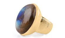 Ring SHANTI mit Labradorit